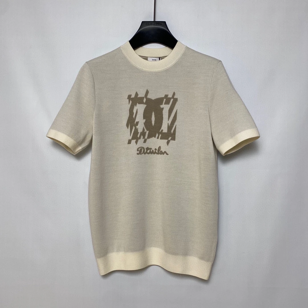 DITE/迪特  米白色羊毛衫时尚休闲经典百搭 2461005