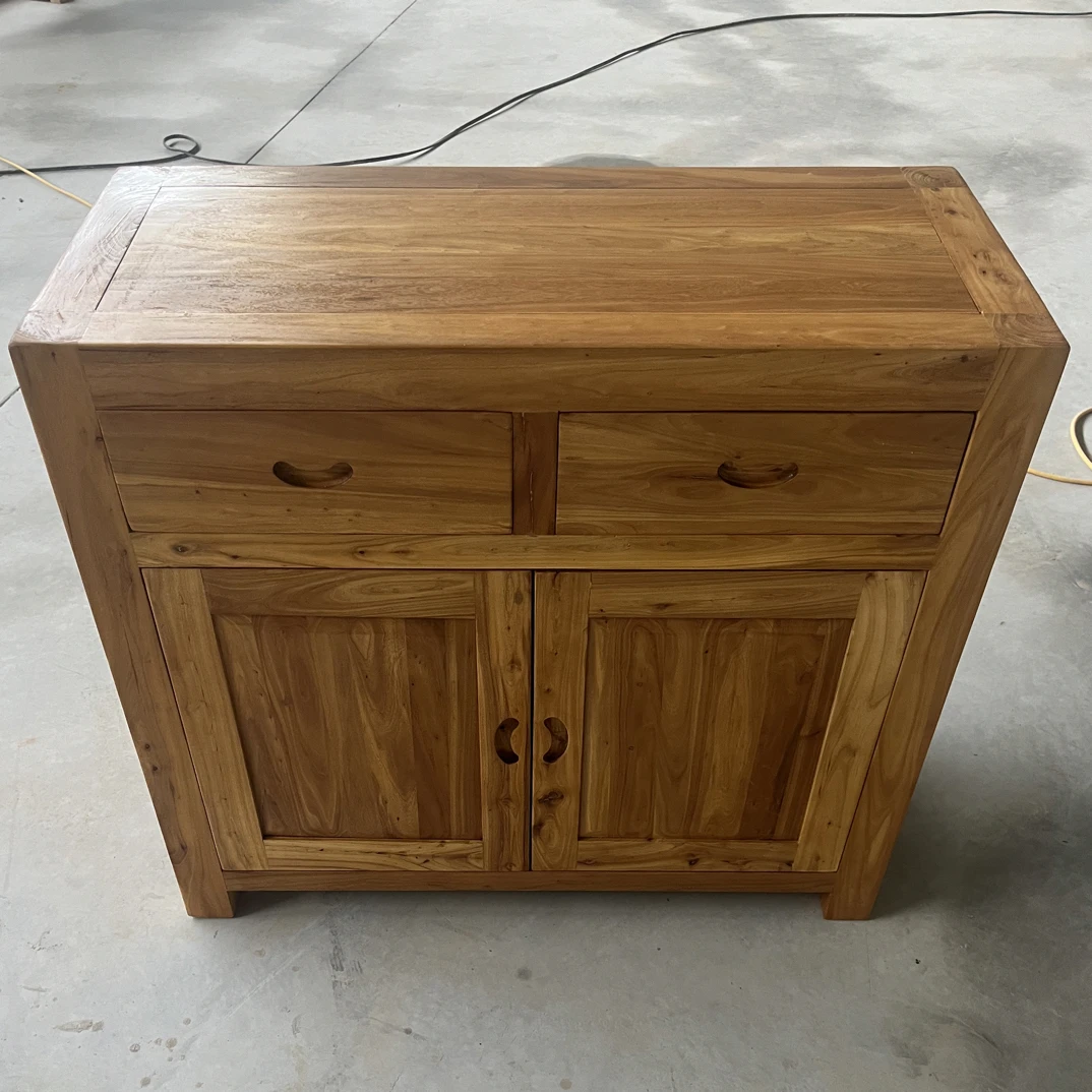 餐边柜柜子茶水柜矮柜风化老门板柜