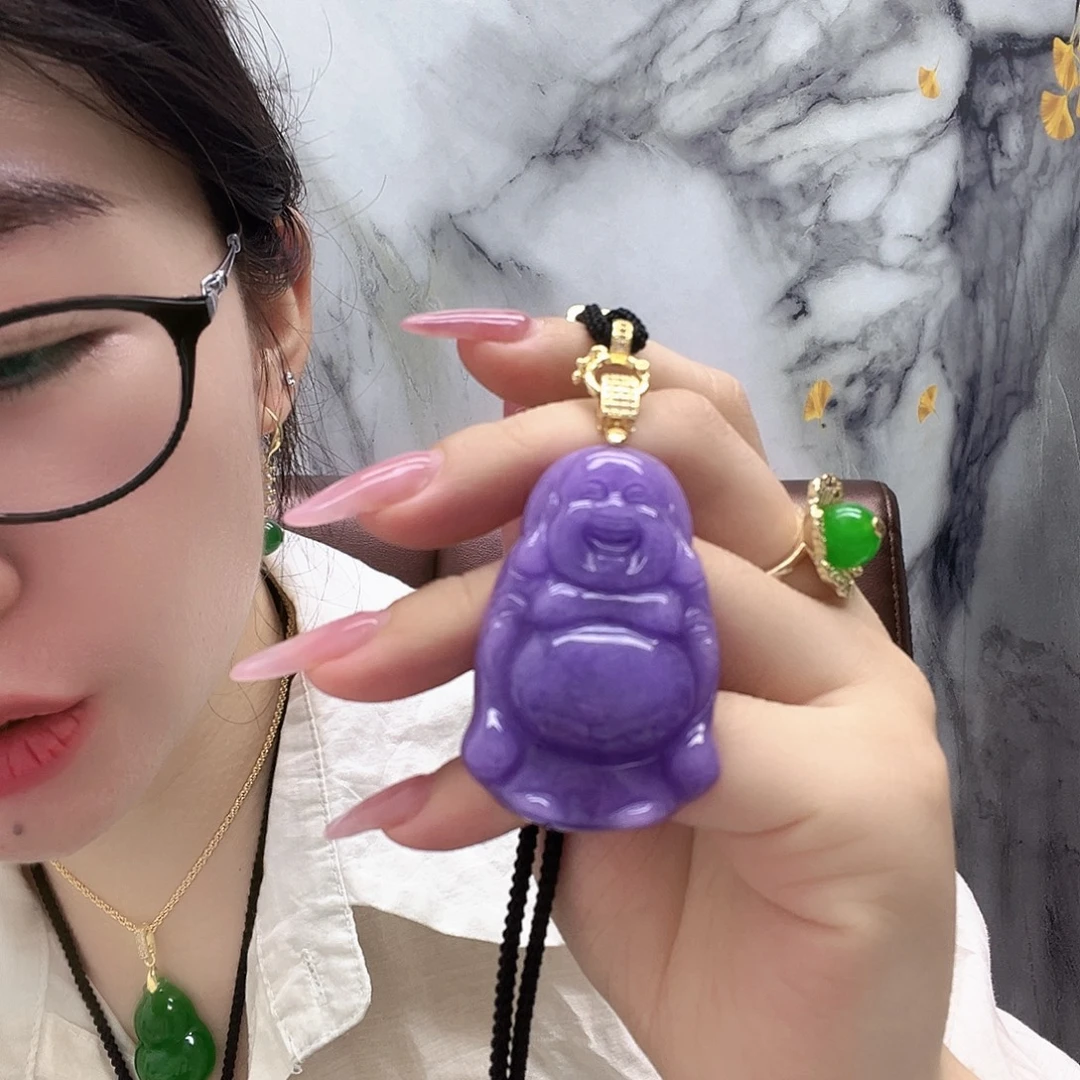 翡翠未镶嵌颈饰人工