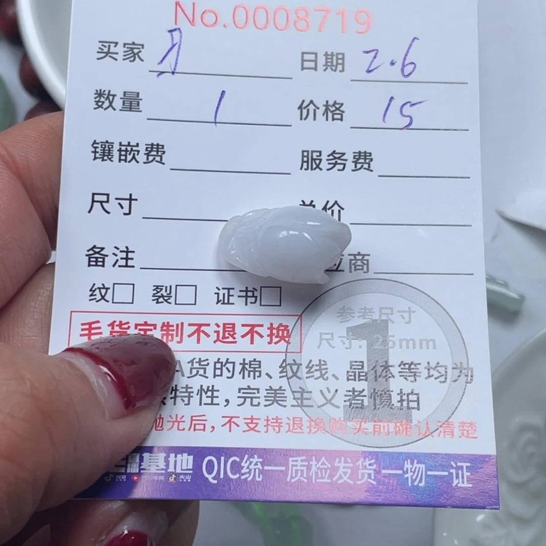 翡翠颈饰未镶嵌习*