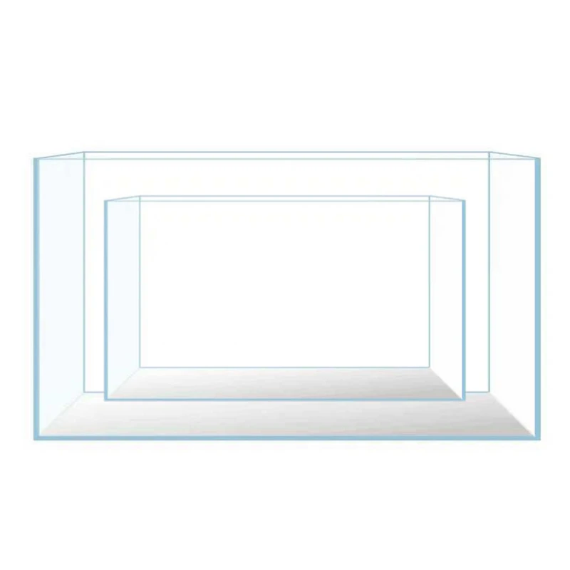 【600*450*450*8】黑玻背滤瑕疵缸 破损不补发