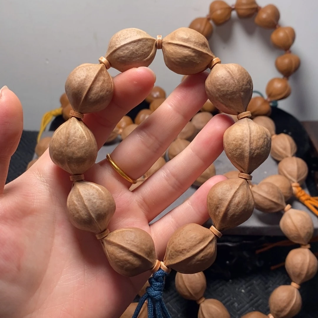 橄榄核手串/手链2025梅林铁三花橄榄核