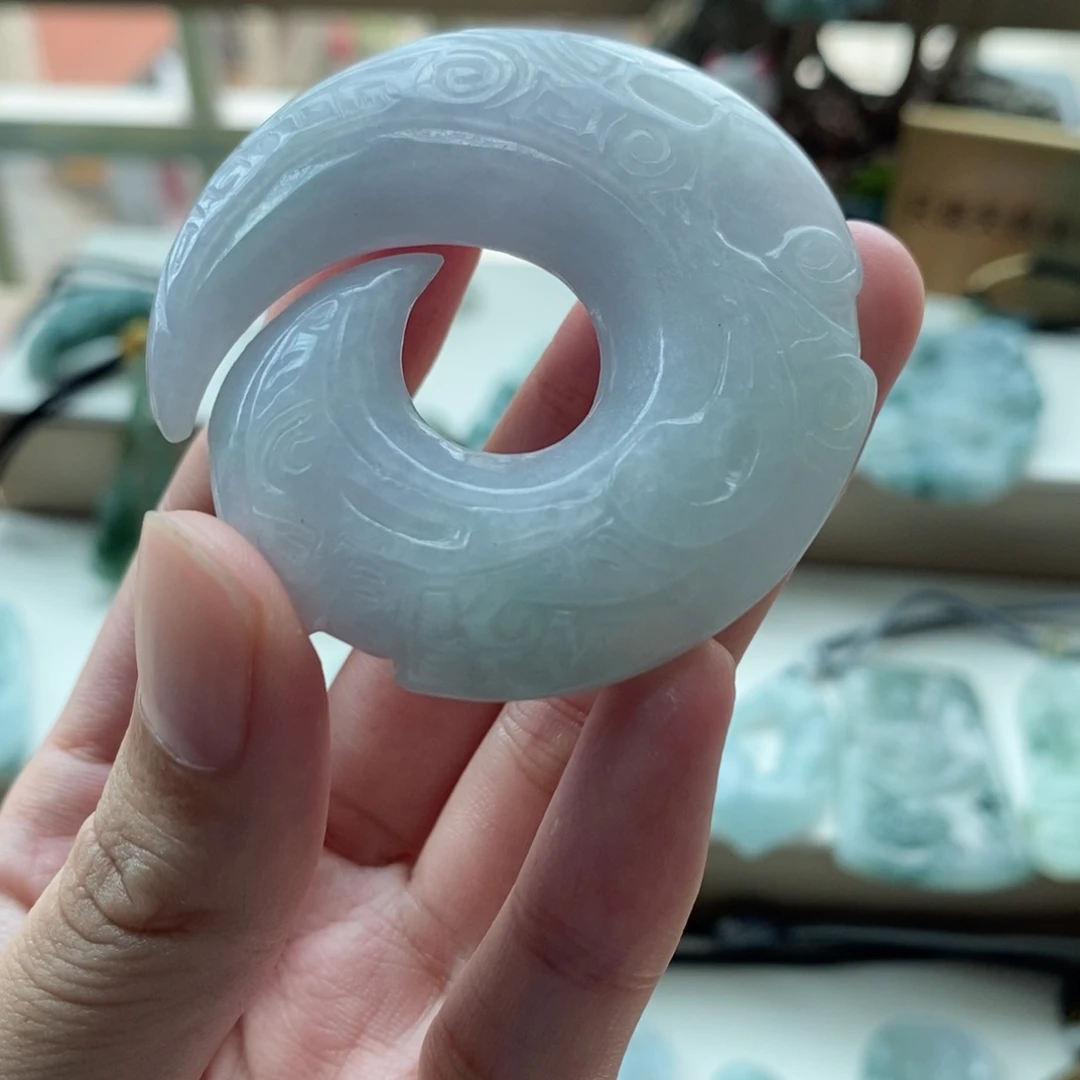 【闪购商品】颈饰未镶嵌翡翠天然缅甸A货翡翠