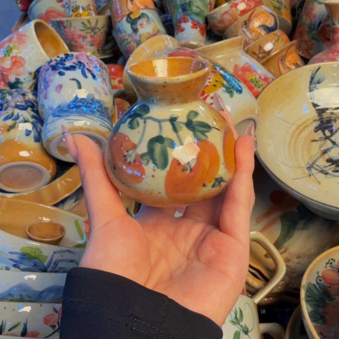 瓷片景德镇陶瓷手工手绘