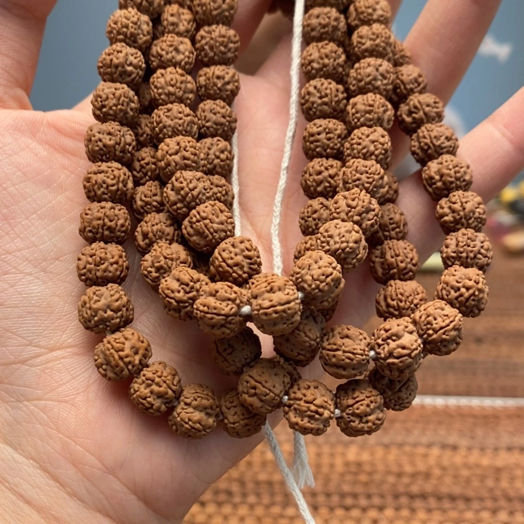 紫***蓝手串金刚菩提老树梅花108卡9