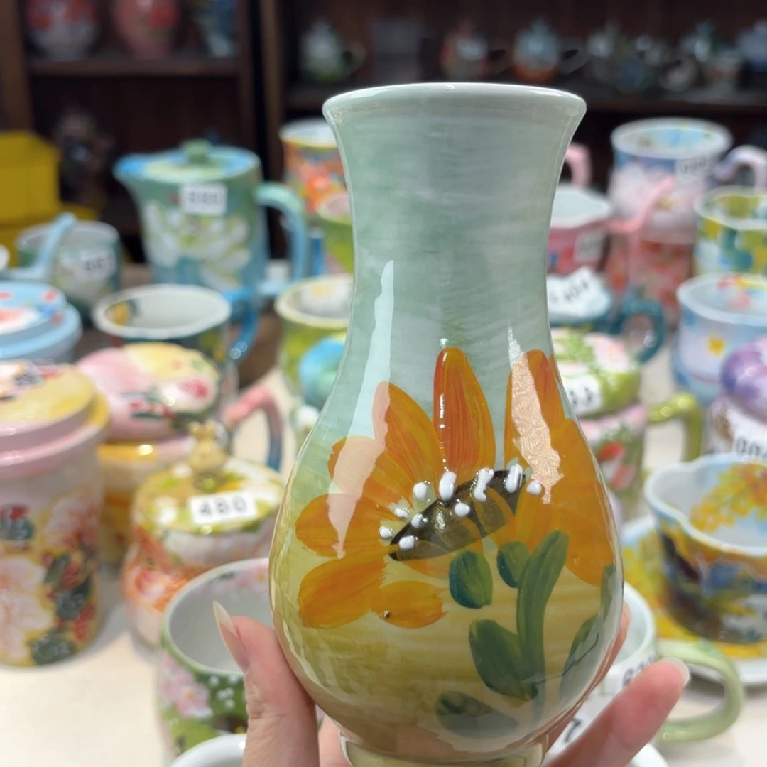 景德镇手绘高温釉下彩陶瓷茶具