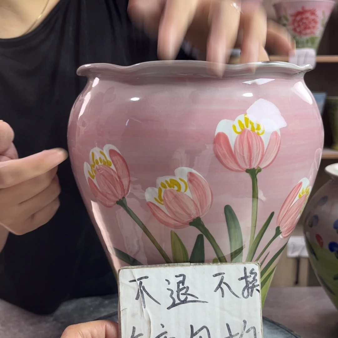 景德镇陶瓷花盆花盆