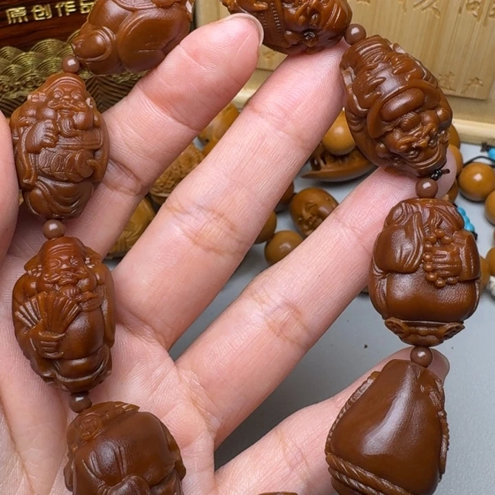 橄榄核手串/手链财神
