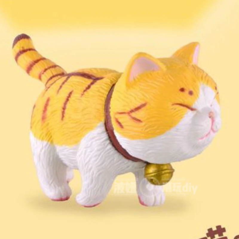 【中号猫九宫格】许愿+对对碰元气猫猫咪玩具盲盒盲袋装饰品摆件DIY