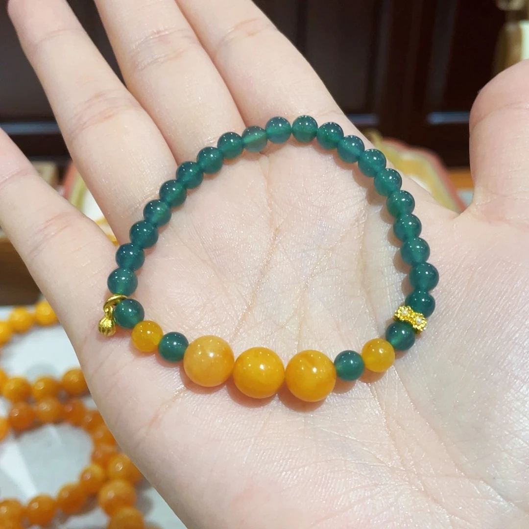 蜜蜡手链未镶嵌手串