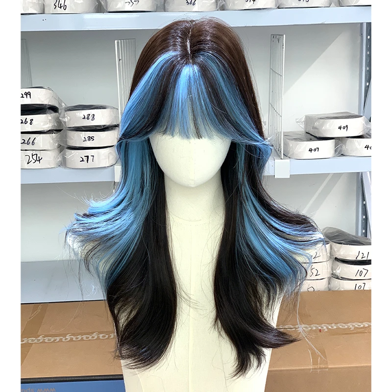 【清仓假发】假发女新款挑染长卷发气质时尚自然仿真人发全头套