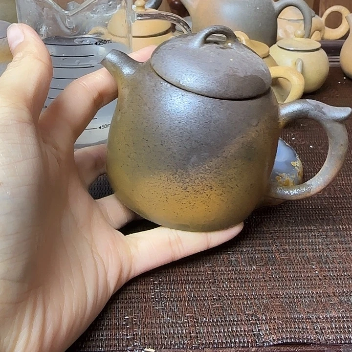 紫砂茶壶坭兴陶龙窑柴烧大寺