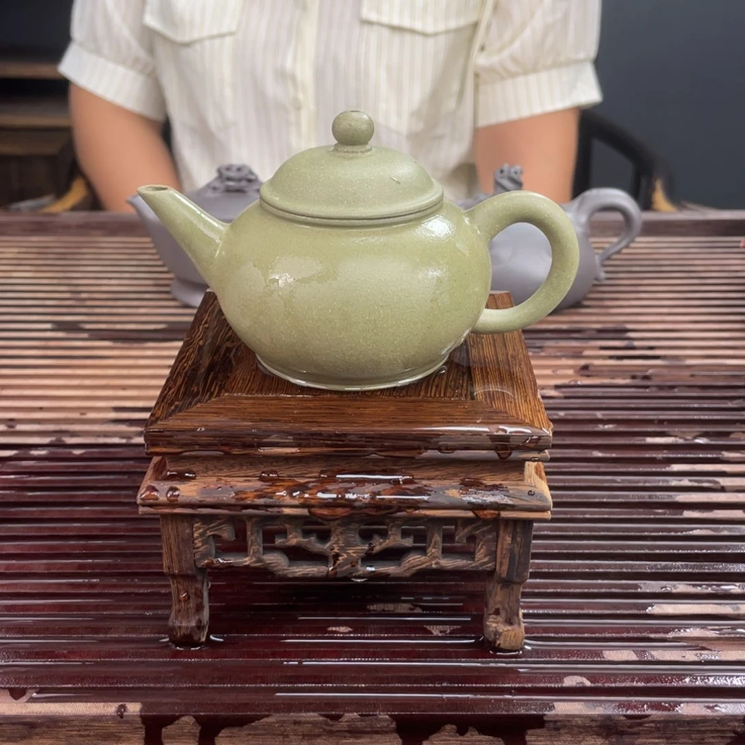 茶壶紫砂水平豆青150c