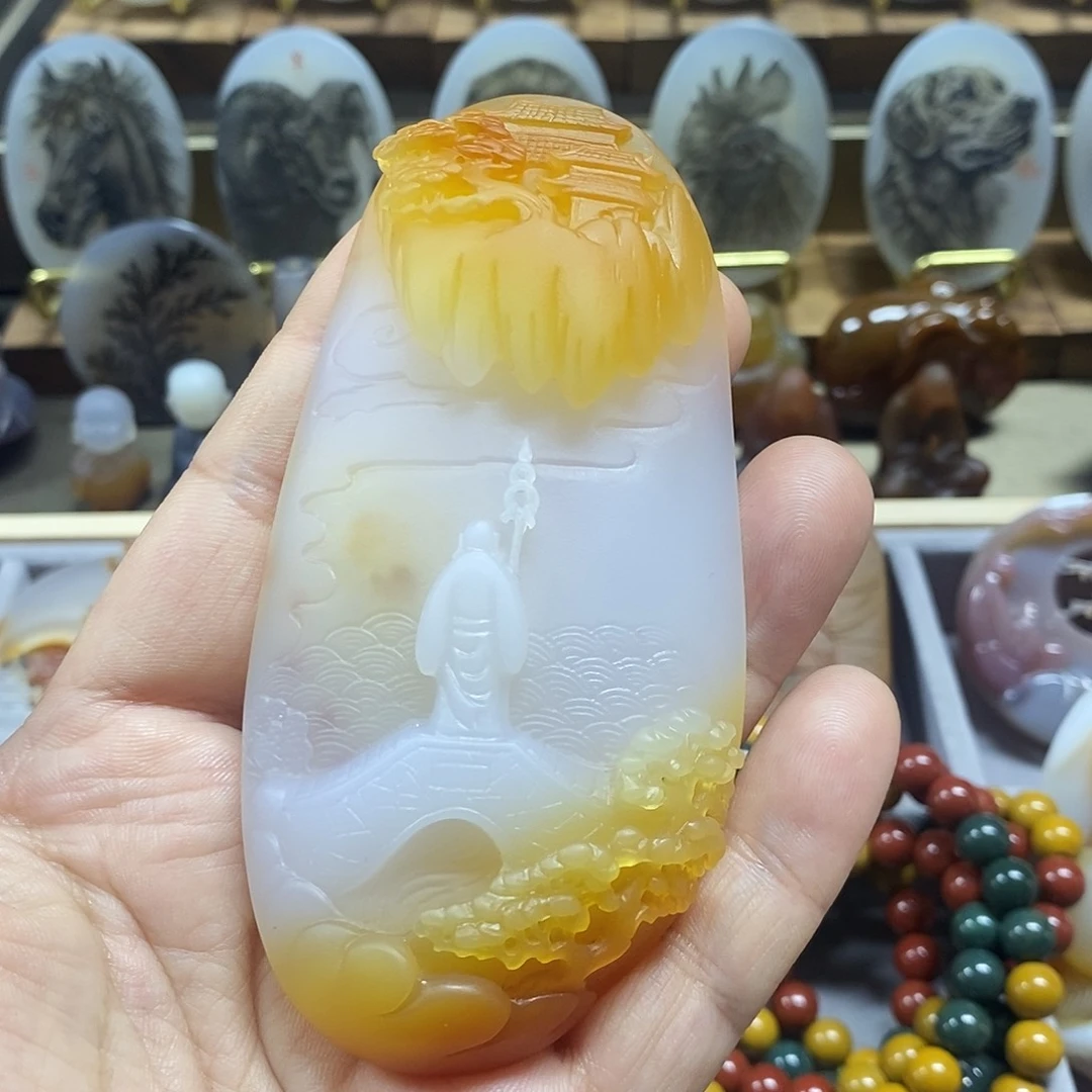 玛瑙/玉髓颈饰未镶嵌糁****）