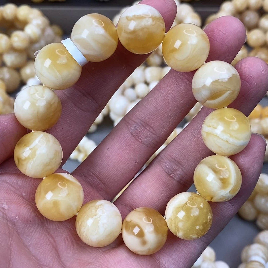 蜜蜡未镶嵌珠宝奇石16mm➕ 33.3g