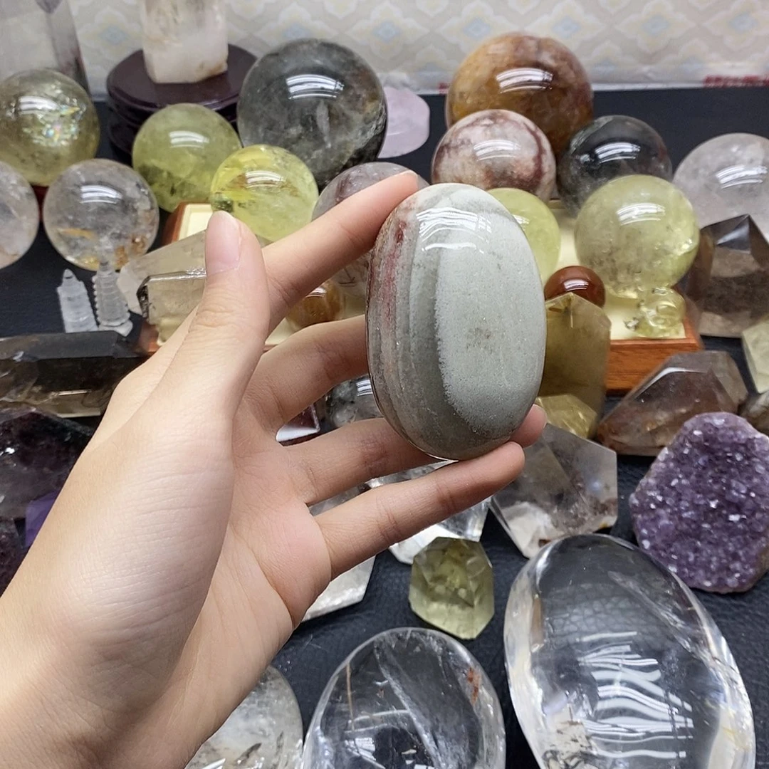 未镶嵌水晶珠宝半成品68水晶石