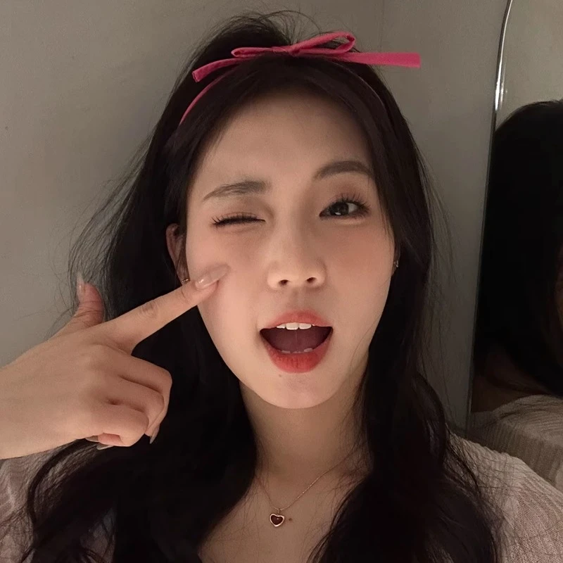 韩系红色丝带蝴蝶结细边发箍女2025新款高级感头箍ins头饰