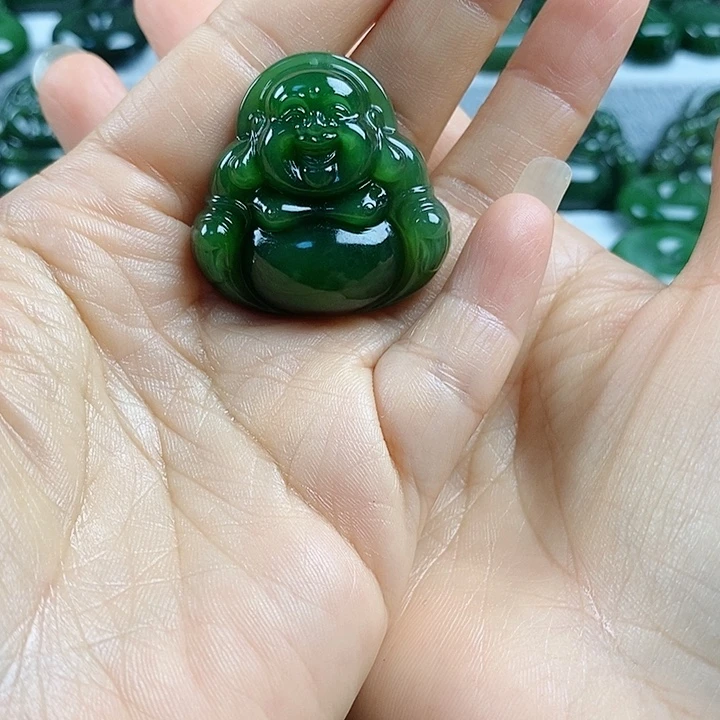 和田玉（碧玉）未镶嵌吊坠(不含链)34