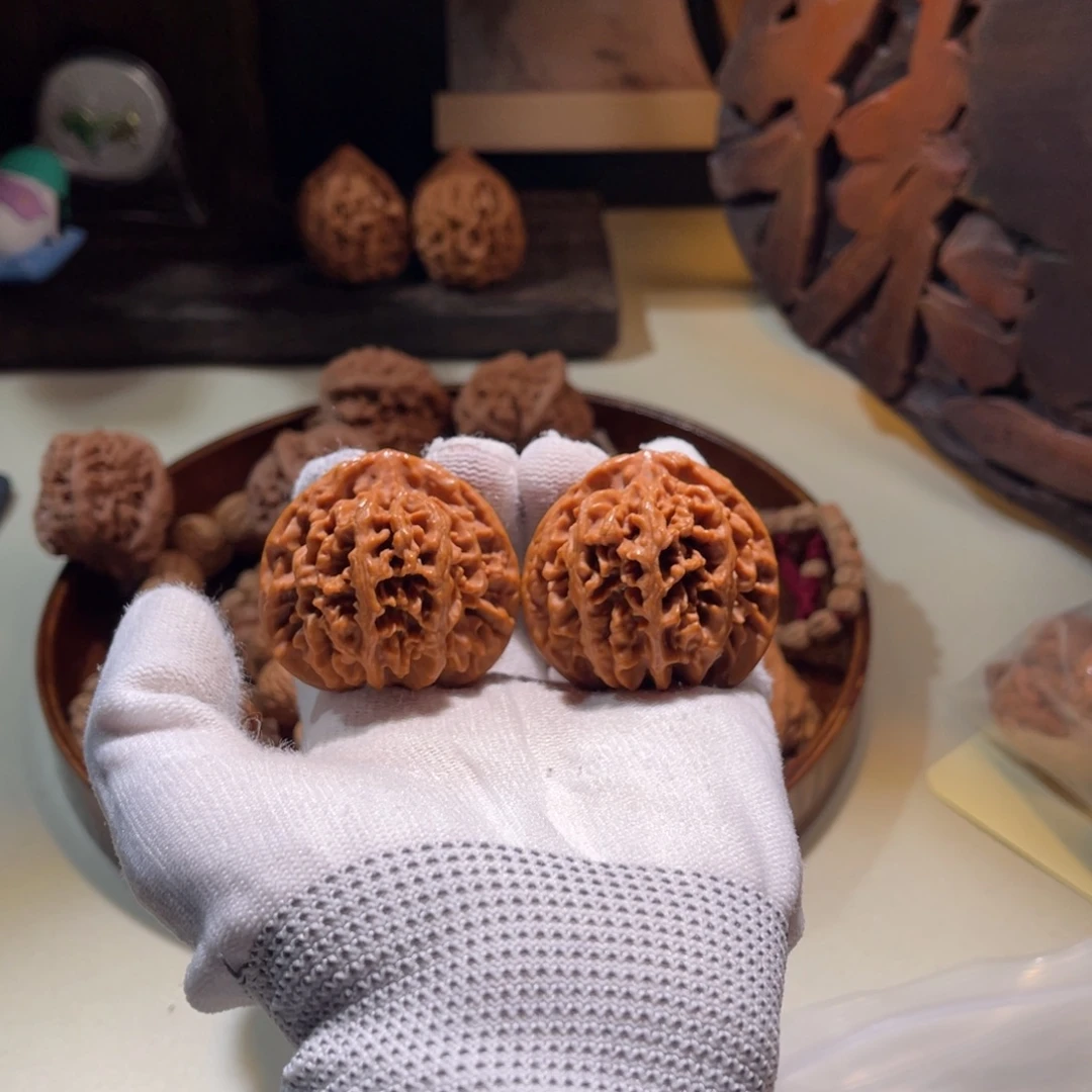 把件文玩核桃43状元有修