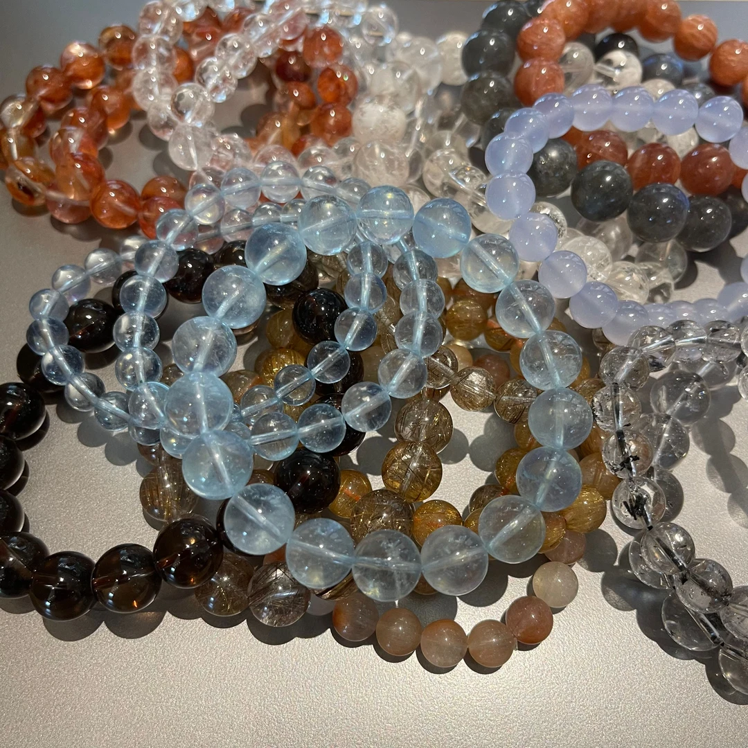 天然水晶各类手串手链下单链接