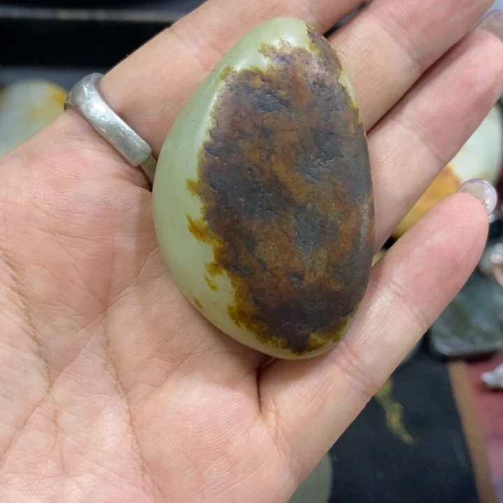 石***记和田玉（糖玉）未镶嵌车挂