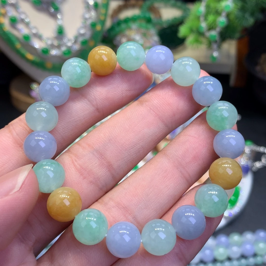 未镶嵌手链翡翠手串
