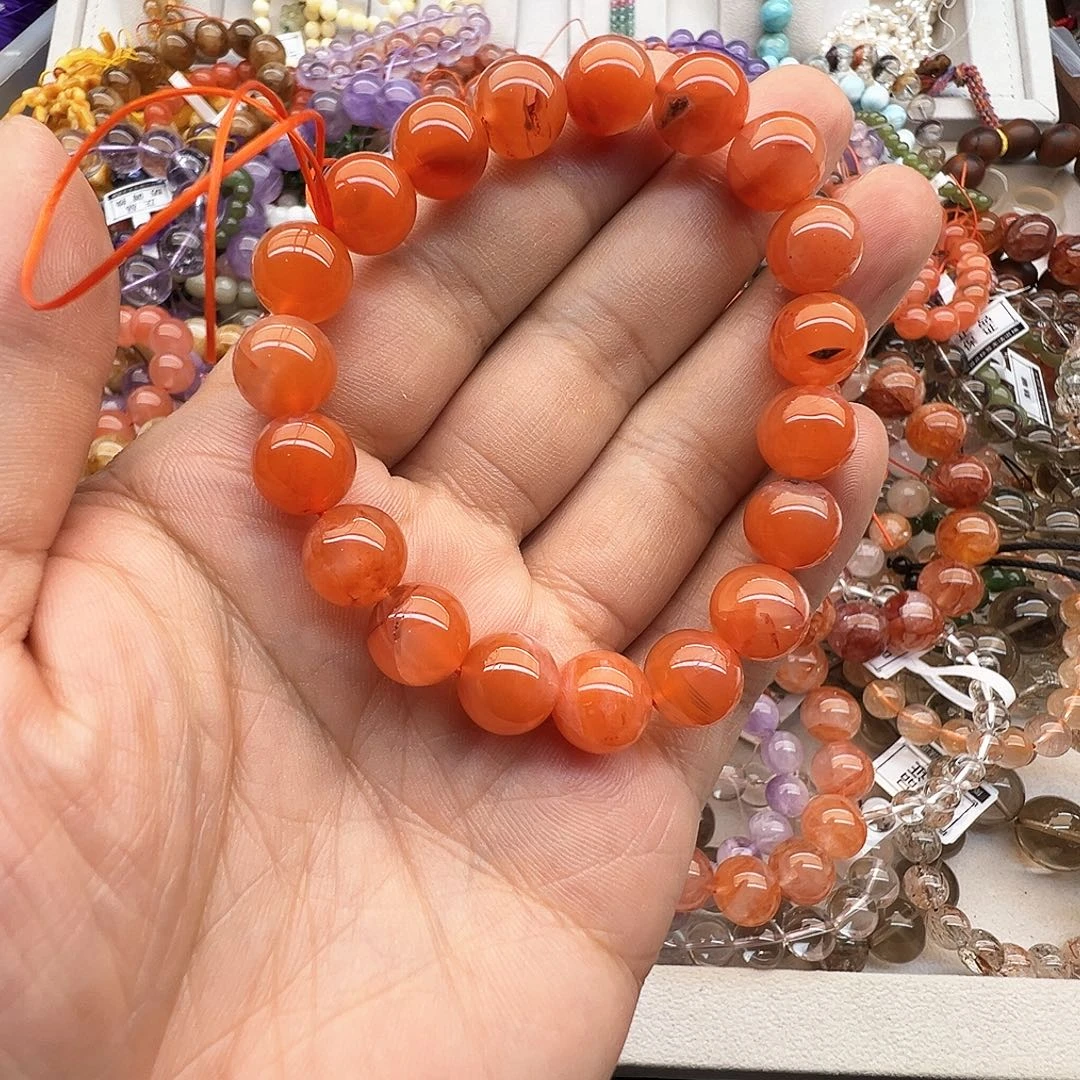 南红玛瑙未镶嵌手串10+