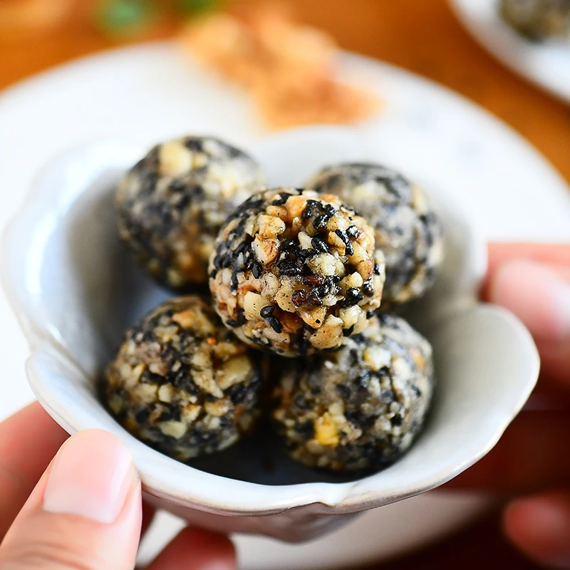 【老吴自营】无糖高钙芝麻核桃丸儿童老人孕妇零食