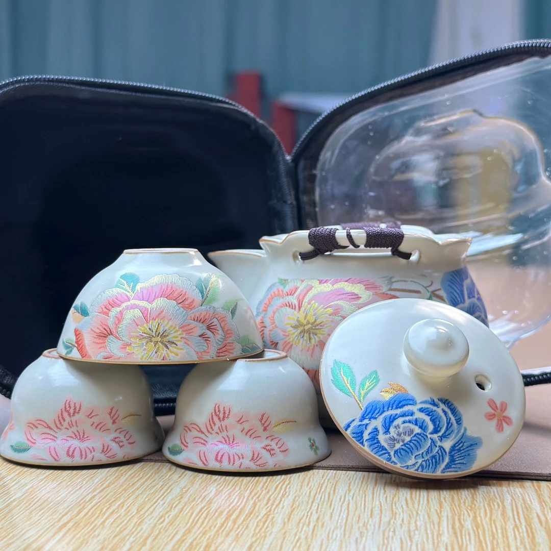 【闪购链接】瓷制品S1111牡丹宝瓶