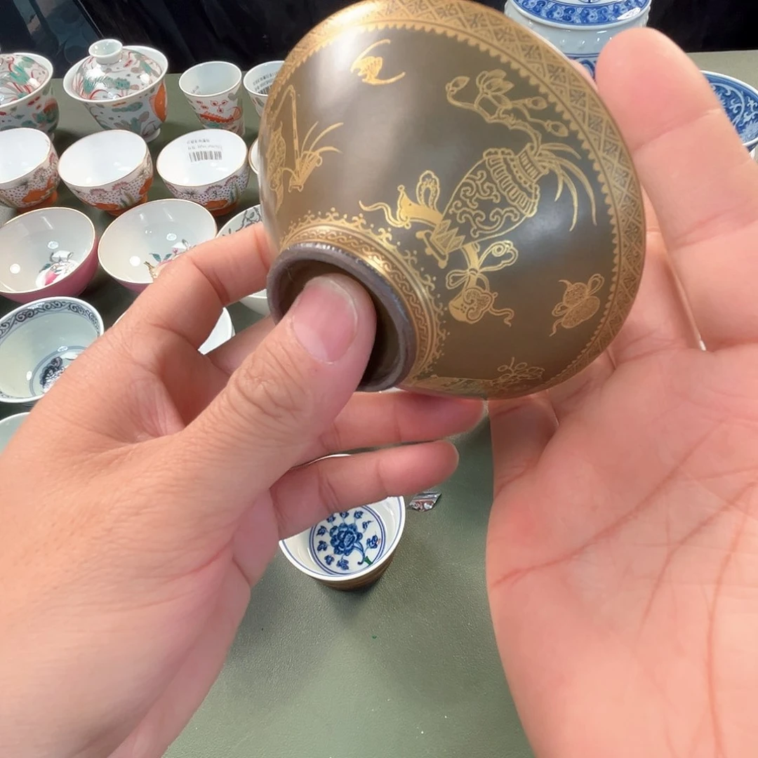 杯青花瓷器青花瓷器