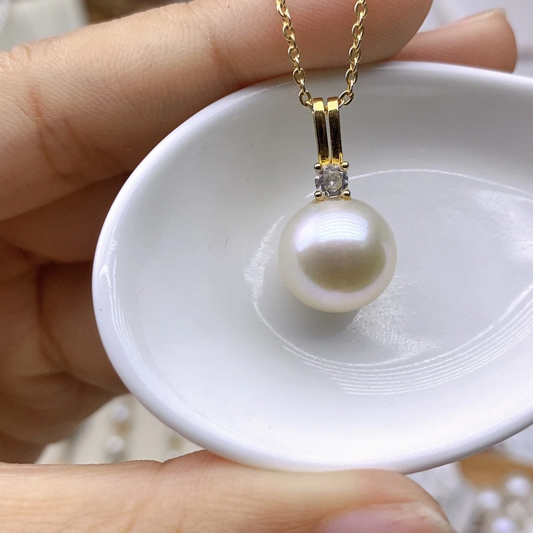 淡水珍珠未镶嵌吊坠(赠链)