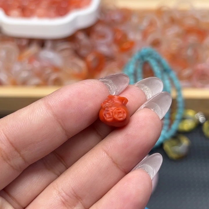 吊坠(不含链)未镶嵌南红玛瑙