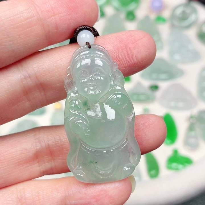 颈饰未镶嵌翡翠缅甸天然A货翡翠