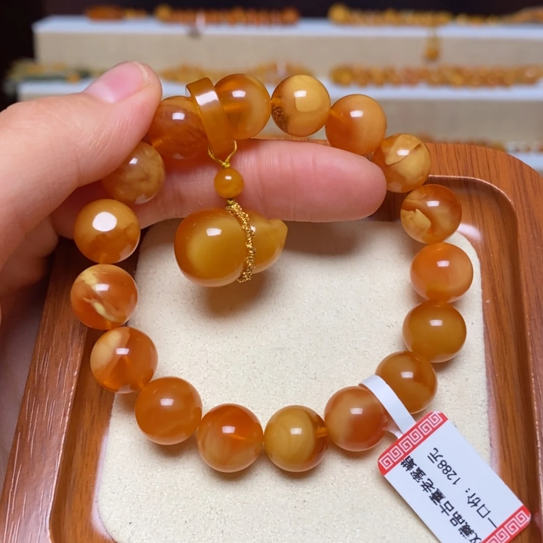 【闪购商品】未镶嵌蜜蜡手链手串