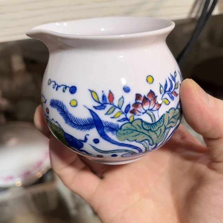 瓷片仐*哒景德镇陶瓷公道壶