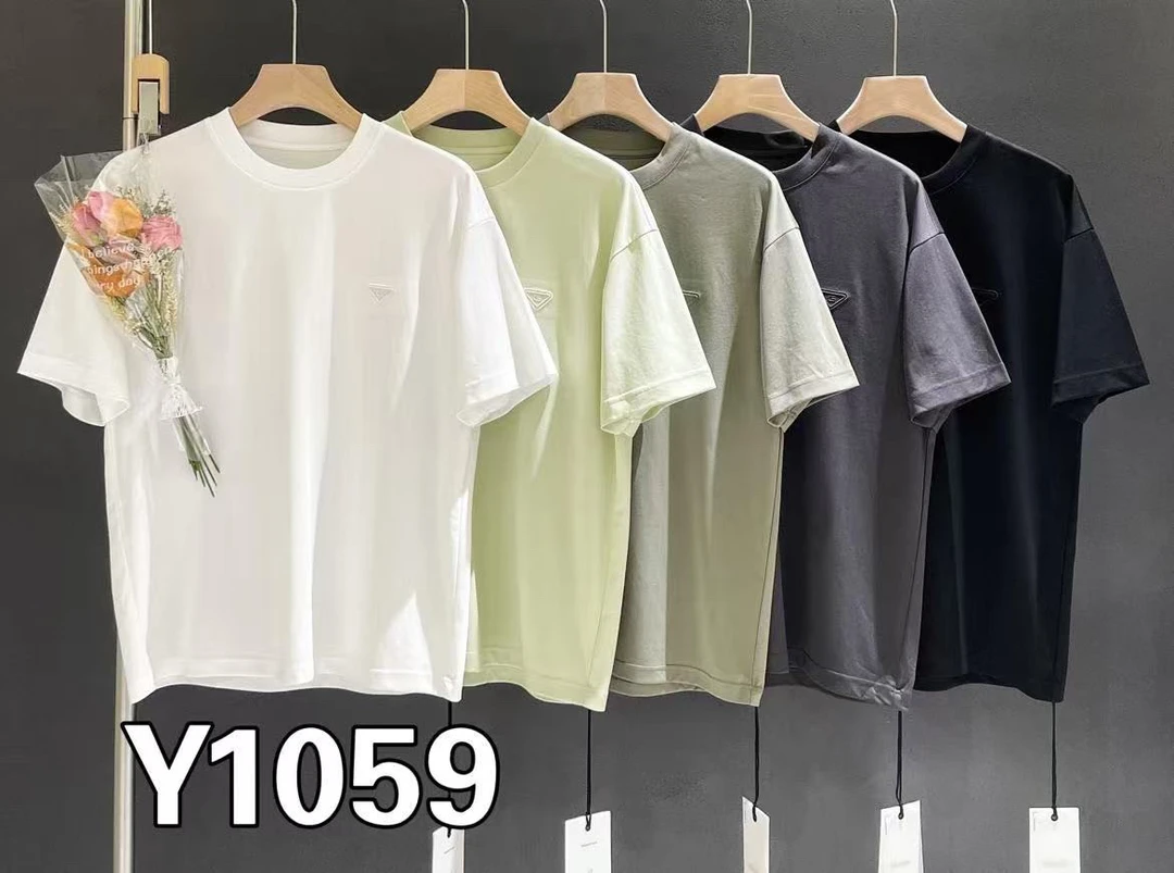 炸款～高端品牌男士正肩短袖T恤衫1059