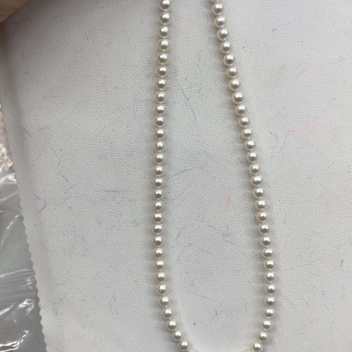 银S925镶嵌颈饰淡水珍珠001132