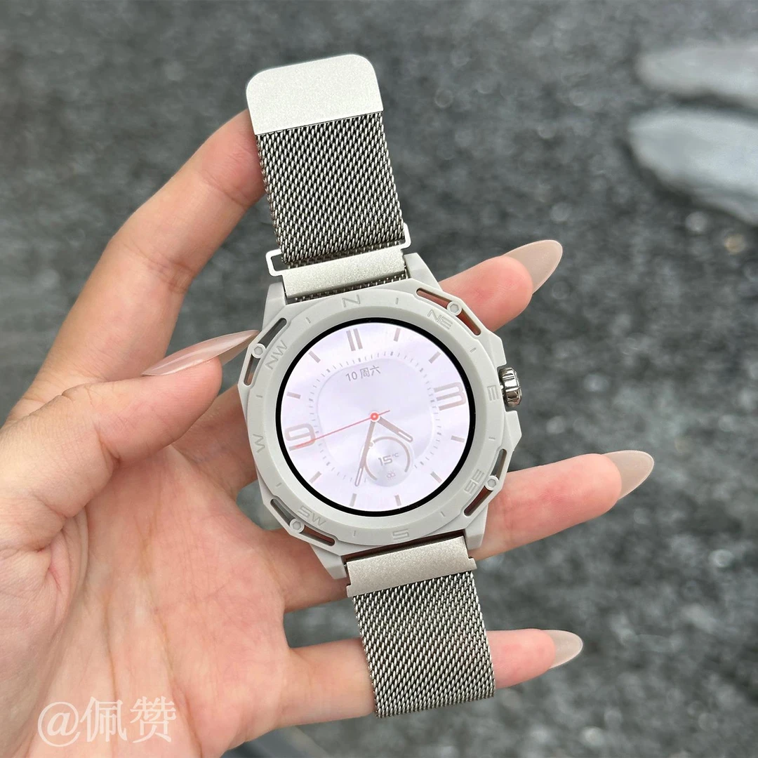 米兰尼斯适用华为手表GT Cyber一体表壳表带金属不锈钢夏watchgt