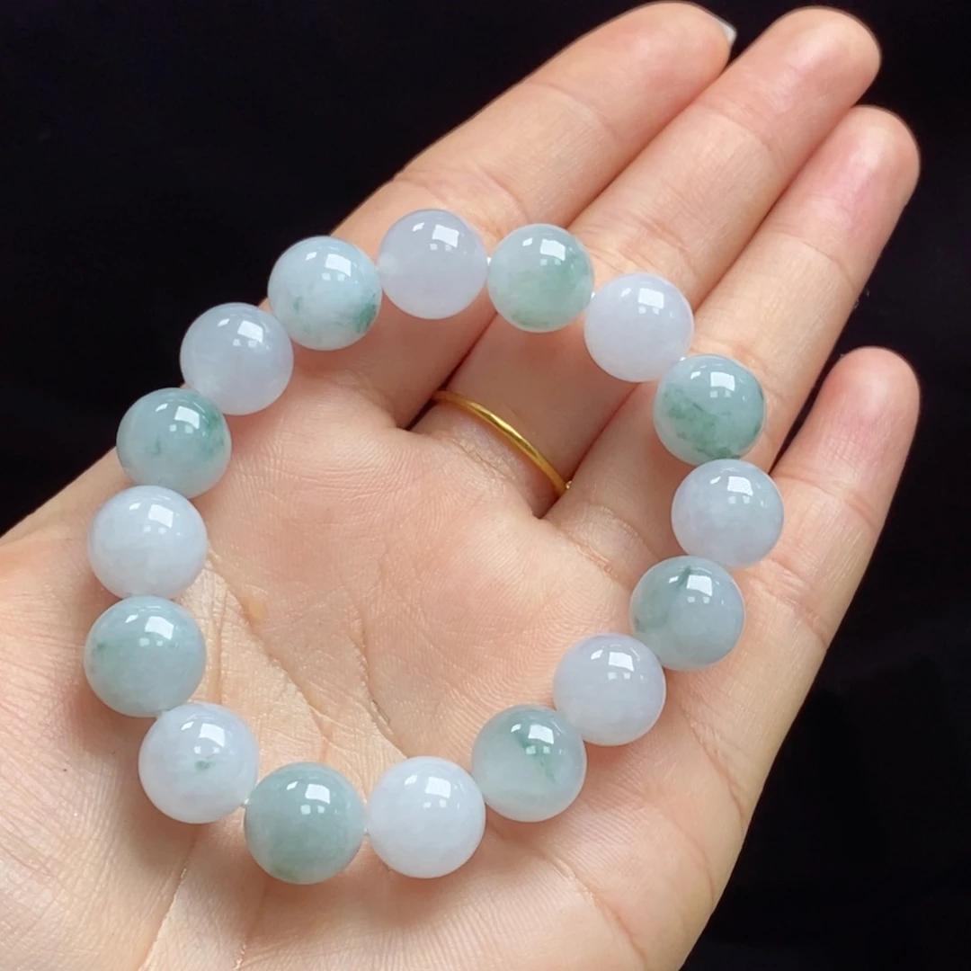 未镶嵌手串翡翠FF翡翠a货手串