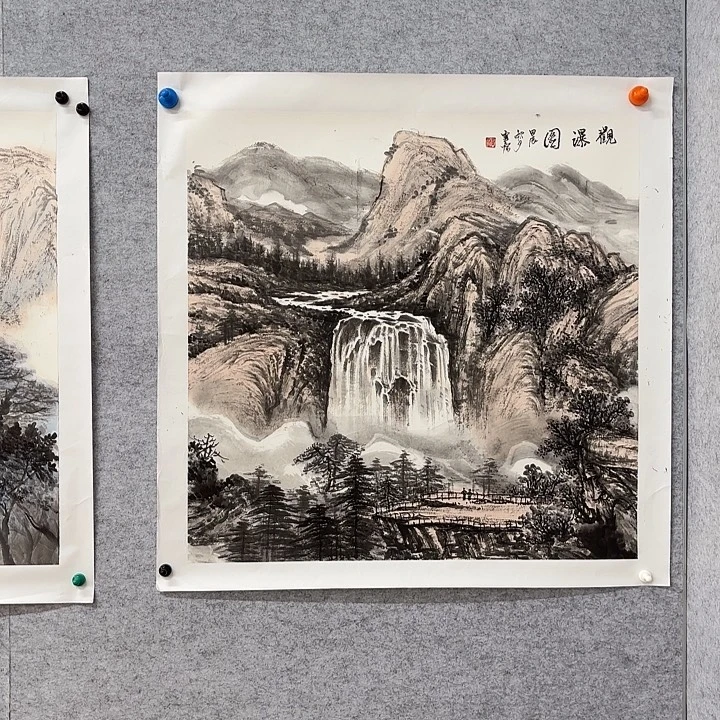 国画花鸟等多种形式