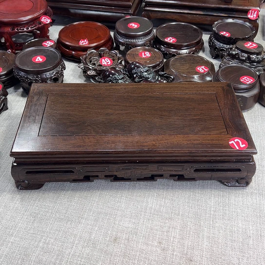 红木底座精雕工艺品