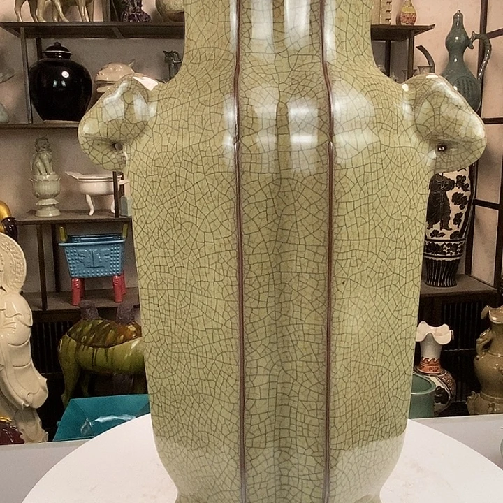 哥窑大件金丝铁线