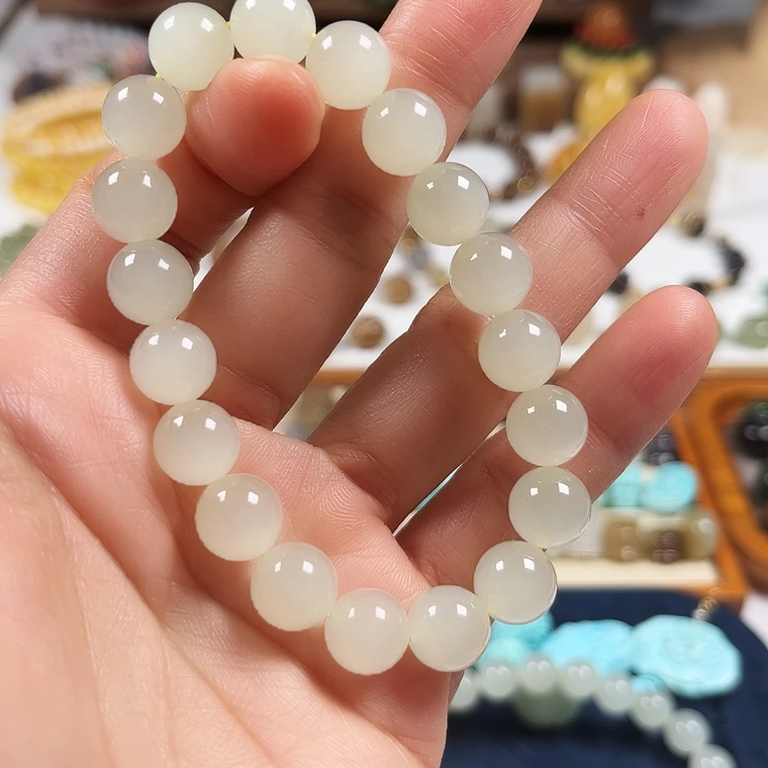 和田玉未镶嵌手链