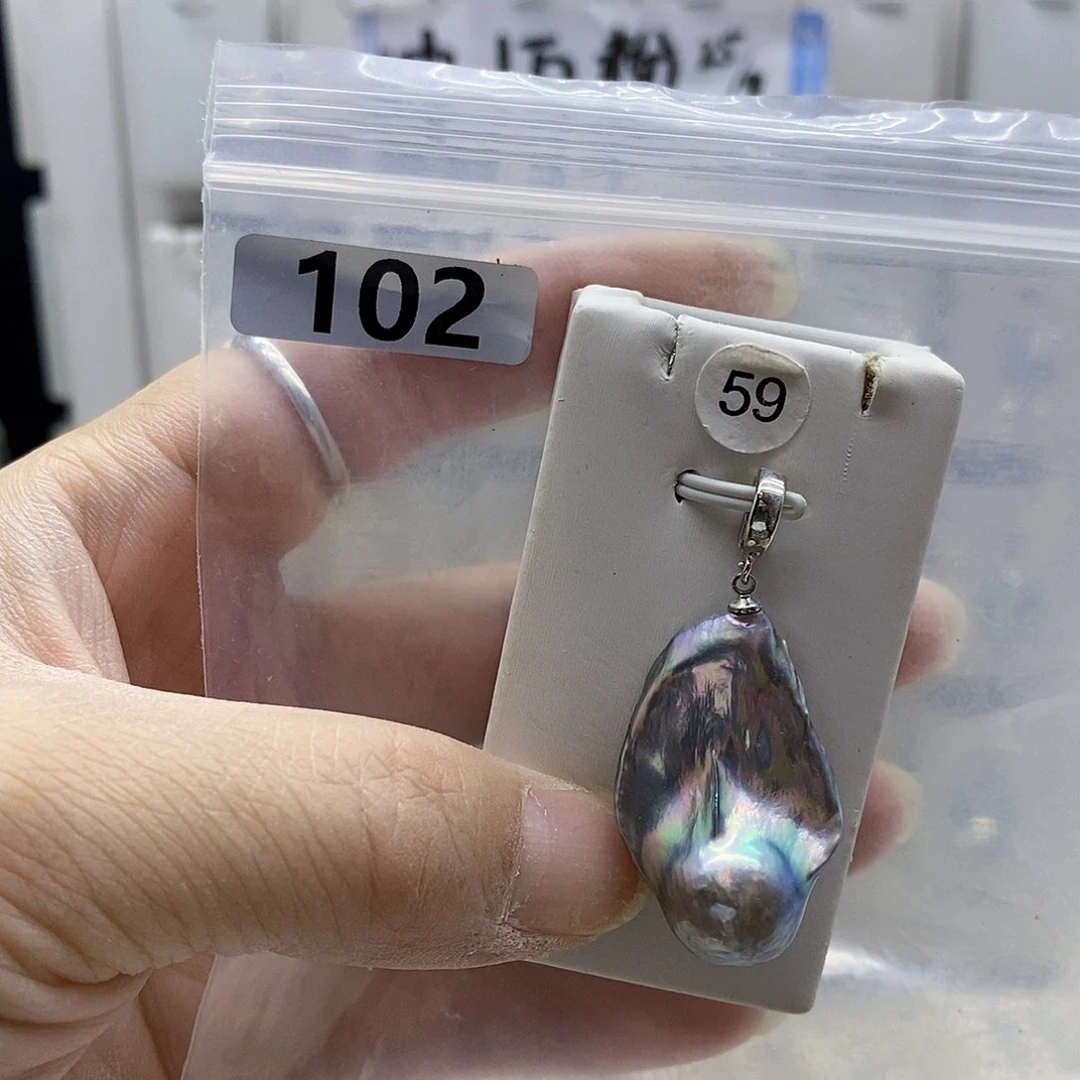 颈饰合金淡水珍珠