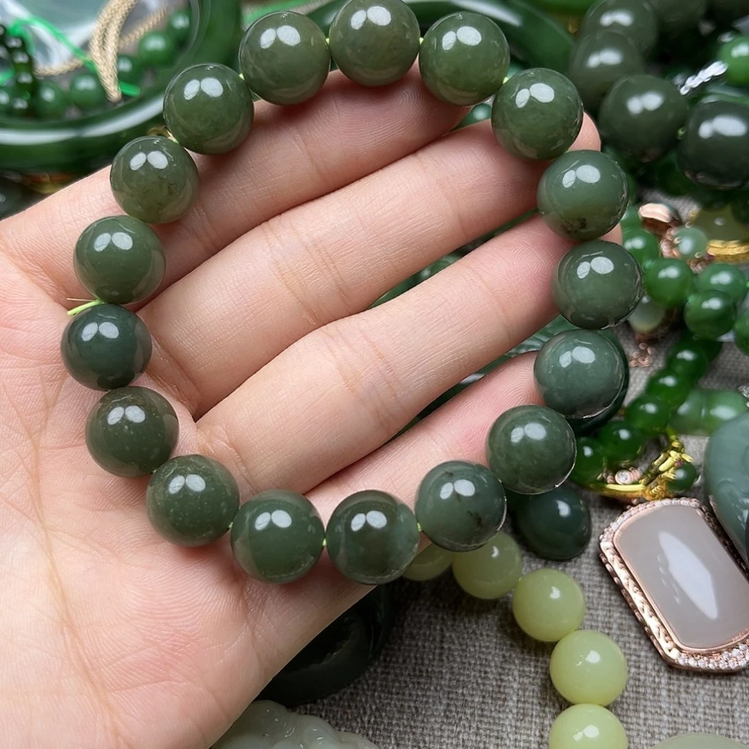 未镶嵌手串和田玉（黄玉）