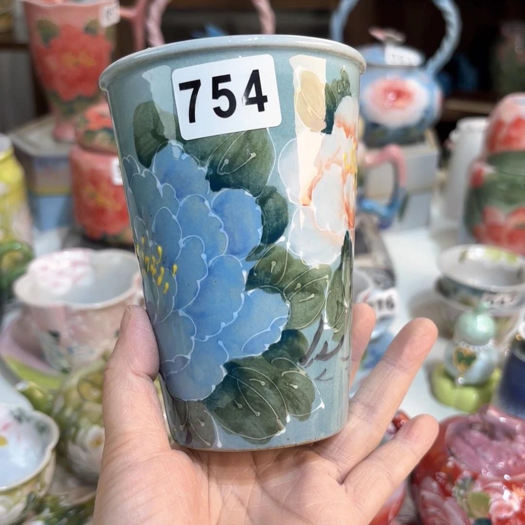 景德镇手绘高温釉下彩陶瓷茶具