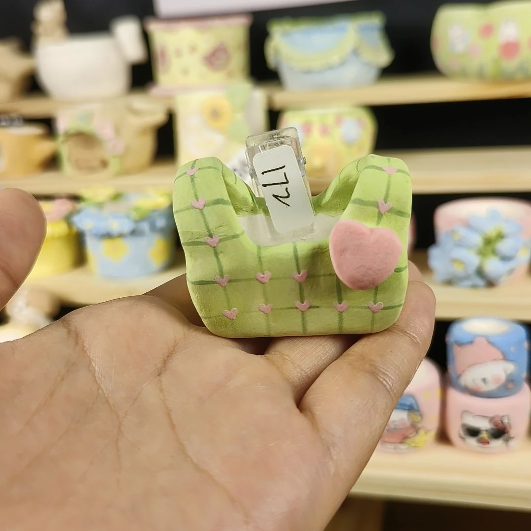 甘****172小提篮绿色清新花盆