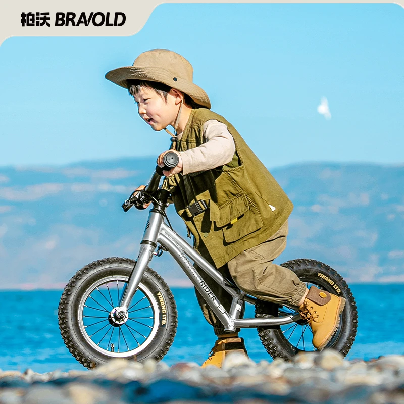 柏沃平衡车2-6岁儿童全地形自行车3-6岁小孩滑行平衡车玩具童车