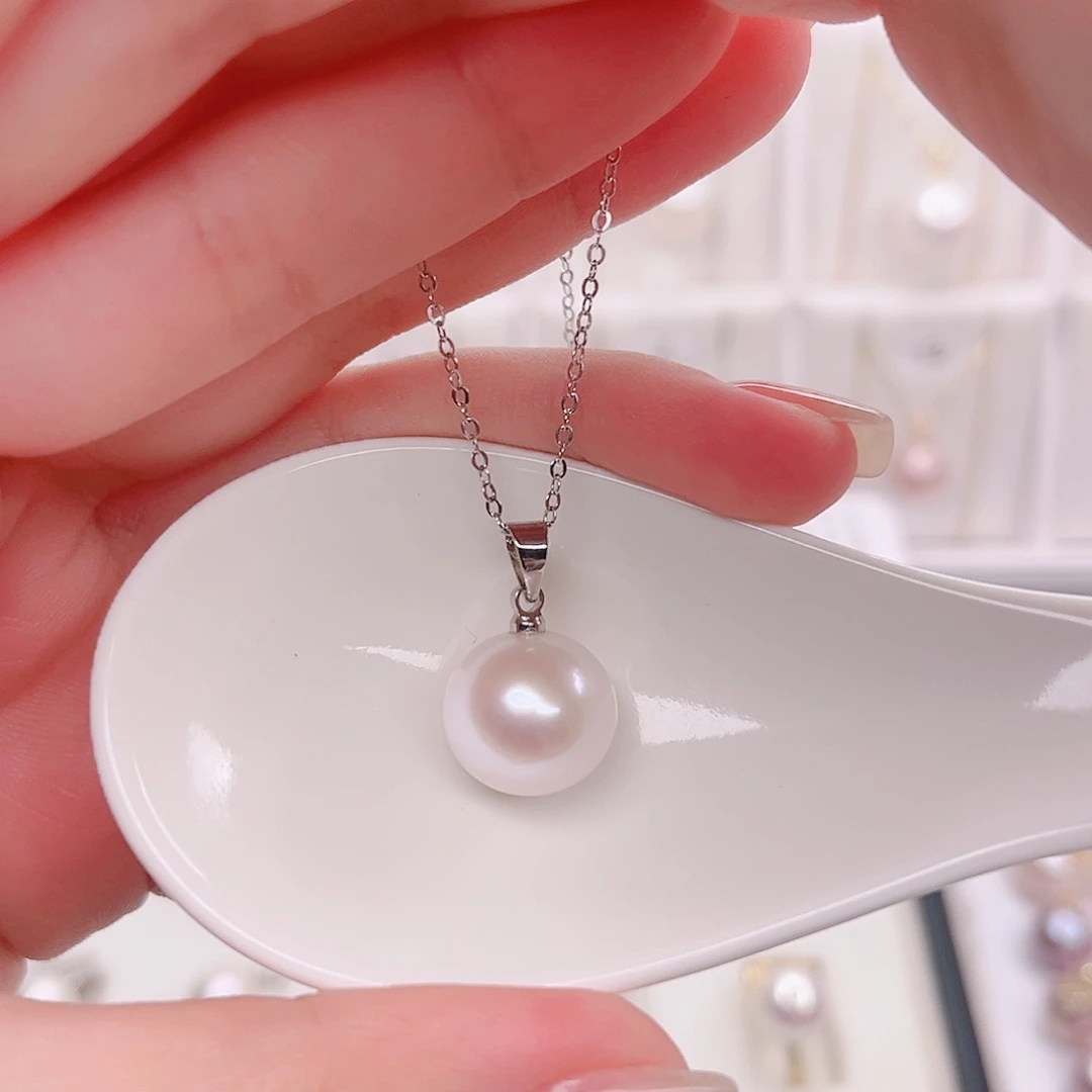 未镶嵌淡水珍珠吊坠(赠链)