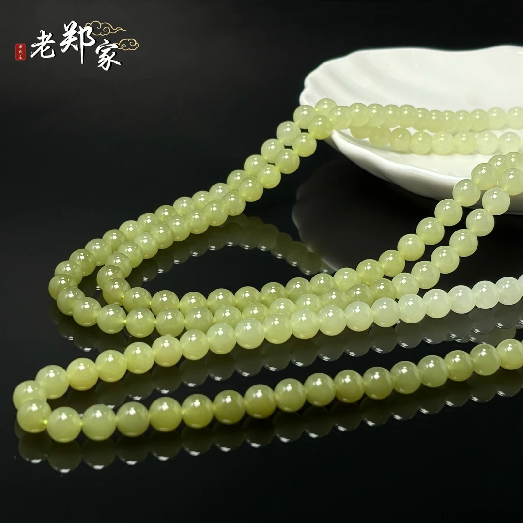 【老郑家】和田玉项链 1085 多样性发1件 约7mm+